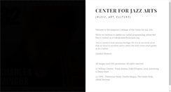 Desktop Screenshot of centerforjazzarts.org
